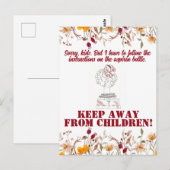  Grappig Sarcastisch Line Art Vrouw Briefkaart (Voorkant / Achterkant)