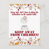 Grappig Sarcastisch Line Art Vrouw Briefkaart (Voorkant)