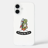 Grappig sarcastisch mijn best doend Case-Mate iPhone case (Achterkant)