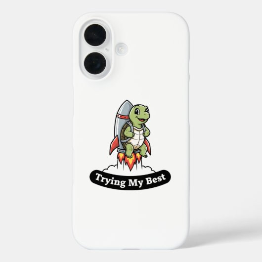 Grappig sarcastisch mijn best doend Case-Mate iPhone case (Achterkant)
