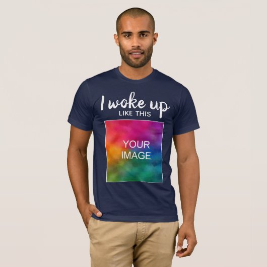 Grappig sarcastisch modern werd ik wakker zoals di t-shirt (Voorkant volledig)