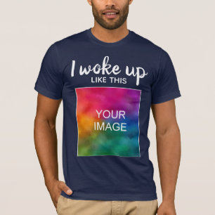 Grappig sarcastisch modern werd ik wakker zoals di t-shirt