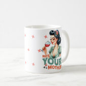 Grappig sarcastisch retro cadeau voor man koffiemok (Voorkant rechts)