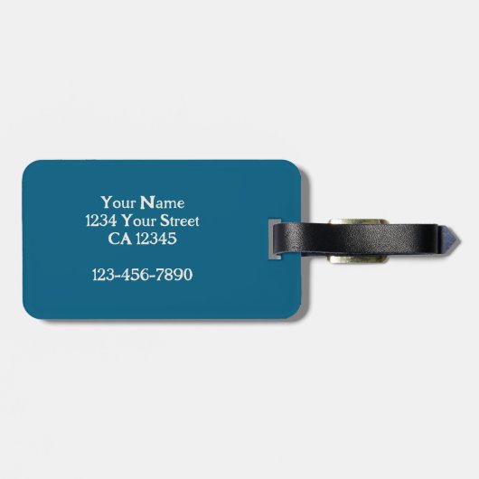 Grappig Sarcastisch Sinaasappel Cat Nope Bagagelabel (Achterkant horizontaal)