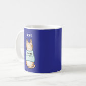 Grappig Sarcastisch Sinaasappel Cat Nope Koffiemok (Voorkant links)