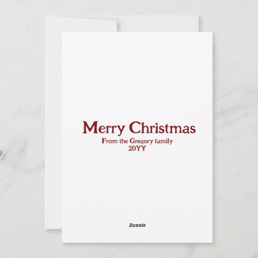 Grappig Sarcastisch Sinaasappel Kattenkerst Feestdagenkaart (Achterkant)