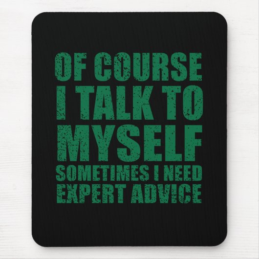 Grappig sarcastisch slogan humor sarcasme muismat (Voorkant)