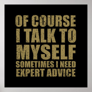 Grappig sarcastisch slogan humor sarcasme poster