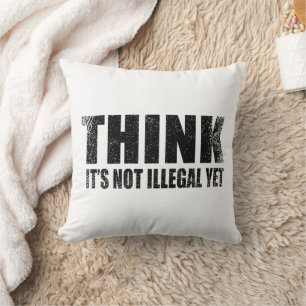 Grappig sarcastisch slogan volwassen humor sarcasm kussen