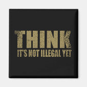 Grappig sarcastisch slogan volwassen humor sarcasm magneet (Voorkant)