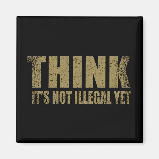 Grappig sarcastisch slogan volwassen humor sarcasm magneet (Voorkant)