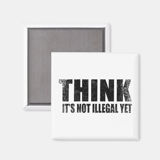 Grappig sarcastisch slogan volwassen humor sarcasm magneet (Voorkant / Achterkant)