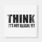 Grappig sarcastisch slogan volwassen humor sarcasm magneet (Voorkant)