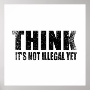 Grappig sarcastisch slogan volwassen humor sarcasm poster