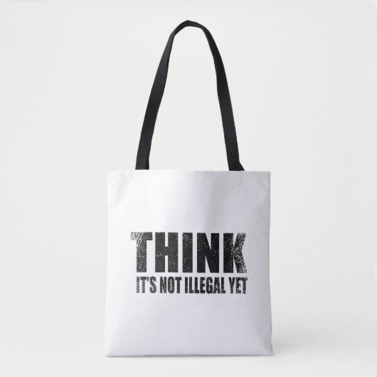 Grappig sarcastisch slogan volwassen humor sarcasm tote bag (Voorkant)