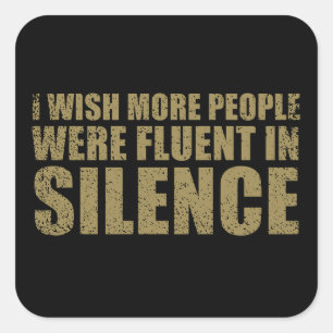 grappig sarcastisch slogan volwassen humor sarcasm vierkante sticker