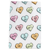 Grappig sarcastisch Snoep van de Valentijn Hartpat Medium Cadeauzakje (Achterkant)