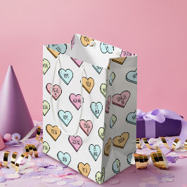 Grappig sarcastisch Snoep van de Valentijn Hartpat Medium Cadeauzakje