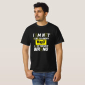 Grappig sarcastisch T-shirt (Voorkant volledig)