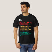 Grappig Sarcastisch T-shirt – geld helpt (Voorkant volledig)