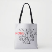 Grappig sarcastisch trendy vinden me goed Canvas t Tote Bag (Voorkant)