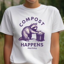 Grappig, sarcastisch, wasbeer, recyclen, shirt