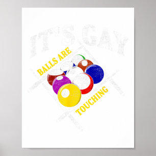 Grappig Sarcastisch zwembad biljart verklaring Het Poster