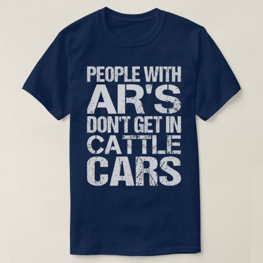Grappig Sarcastische mensen met AR's komen niet in T-shirt (Design voorkant)