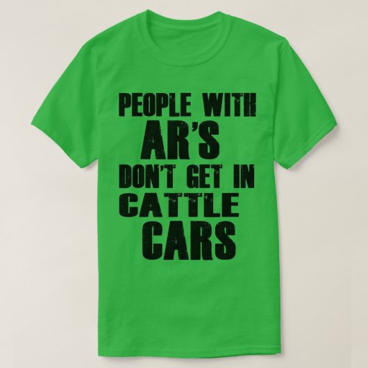Grappig Sarcastische mensen met AR's komen niet in T-shirt (Design voorkant)