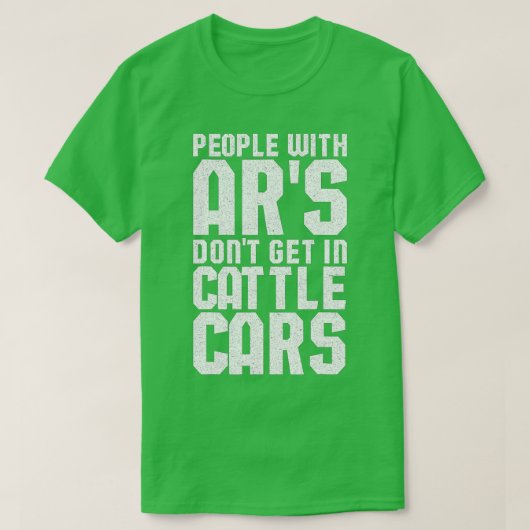 Grappig Sarcastische mensen met AR's komen niet in T-shirt (Design voorkant)