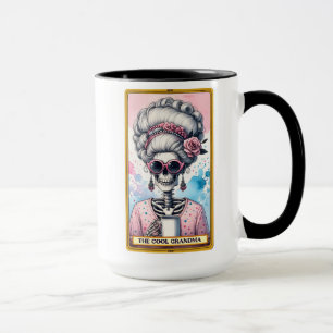 Grappig/sarcastische Tarot Kaart/De Koele Oma Mok