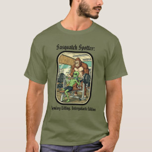 Grappig Sasquatch Bigfoot gym T-shirt