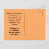 Grappig Sassy Dag. Oude jaar Verplaatsende Aankond Briefkaart (Achterkant)