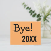 Grappig Sassy Dag. Oude jaar Verplaatsende Aankond Briefkaart (Staand voorkant)