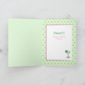 Grappig Sassy Margarita Vrouw Cartoon Verjaardag Kaart (Binnen)