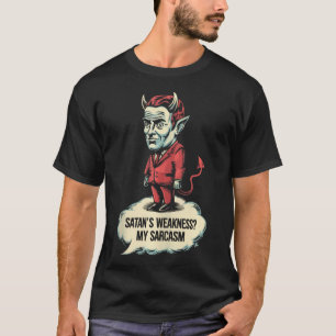 Grappig satan grapt religieus jezus Christelijk ge T-shirt