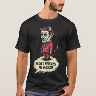 Grappig satan grapt religieus jezus Christelijk ge T-shirt