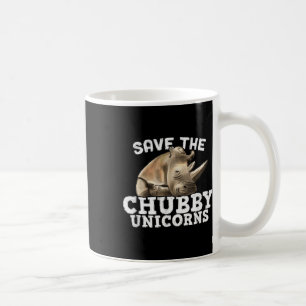 Grappig Save The Chubby Unicorns - Kunstzinnige Di Koffiemok