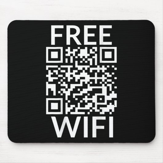 Grappig Scan Gratis Wifi Trump Dancing Prank QR Pr Muismat (Voorkant)