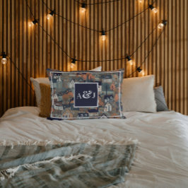 Grappig Scandinavisch Dorpsmonogram Kussensloop