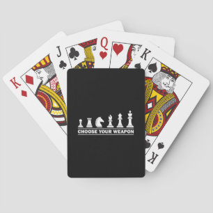 Grappig schaakgeschenk voor schakenliefhebber kind pokerkaarten