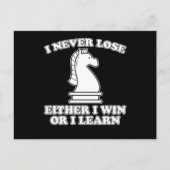 Grappig schaakstuk Schaker Leuk schaakspel cadeau Briefkaart (Voorkant)