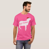 Grappig Schaap Dierenvriend Xmas Santa Hat Schaap  T-shirt (Voorkant volledig)
