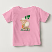 Grappig schaap Eid Adha grappig baby T-shirt  (Voorkant)
