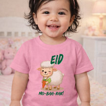 Grappig schaap Eid Adha grappig baby T-shirt 