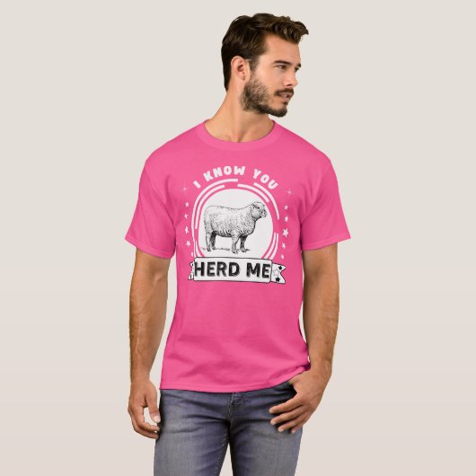 Grappig schaap, ik weet dat je me schapenliefhebbe t-shirt (Voorkant volledig)