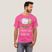Grappig Schaap, ik weet dat je me Schattigee schap T-shirt (Voorkant volledig)