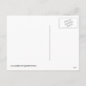 Grappig Schaap Kerst Briefkaart (Achterkant)