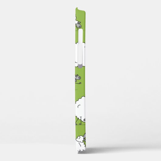 Grappig schaap met yoga, schets Case-Mate iPhone case (Achterkant / Links)