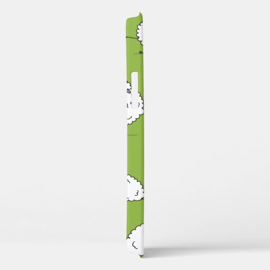 Grappig schaap met yoga, schets Case-Mate iPhone case (Achterkant / Rechts)